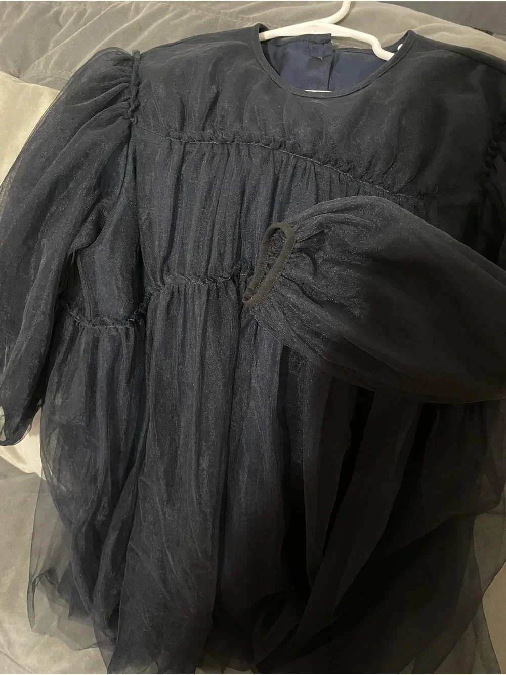 jnby by JNBY Girls' Navy Tulle Party Dress size 5-6
